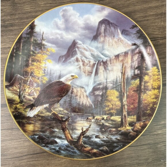 The Danbury Mint “God Bless America” Limited Edition  8 Inch Plates Set Of 4 - Picture 8 of 10